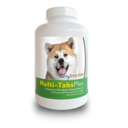 Healthy Breeds Akita Multi-Tabs Plus Chewable Tablets, 180PK 840235139710
